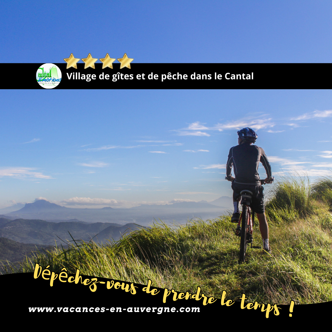 faites du sport et découvrez la nature depuis les gîtes Cantal Emotions en Auvergne