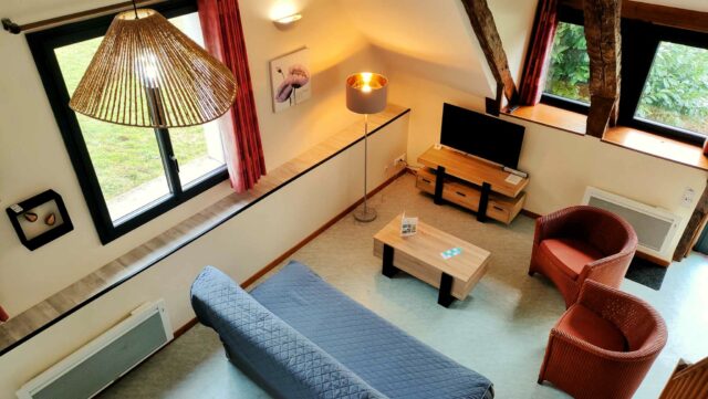 autre vue du salon pour le gîte 3 étoiles le Véronne - Cantal Emotions